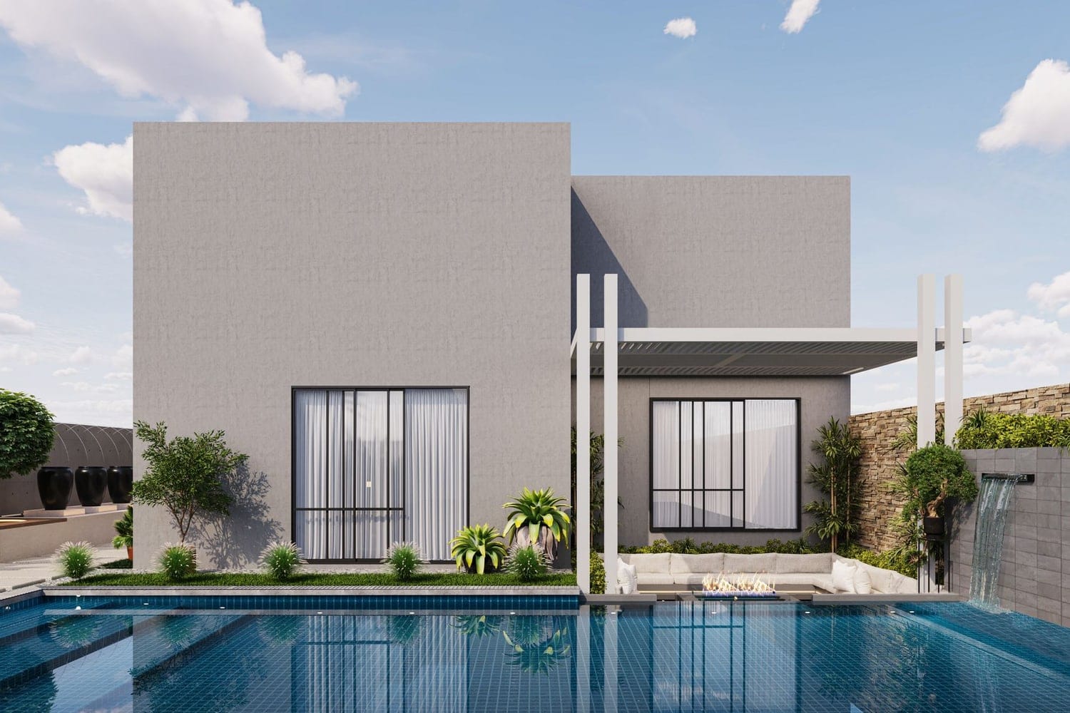 Seafront villa